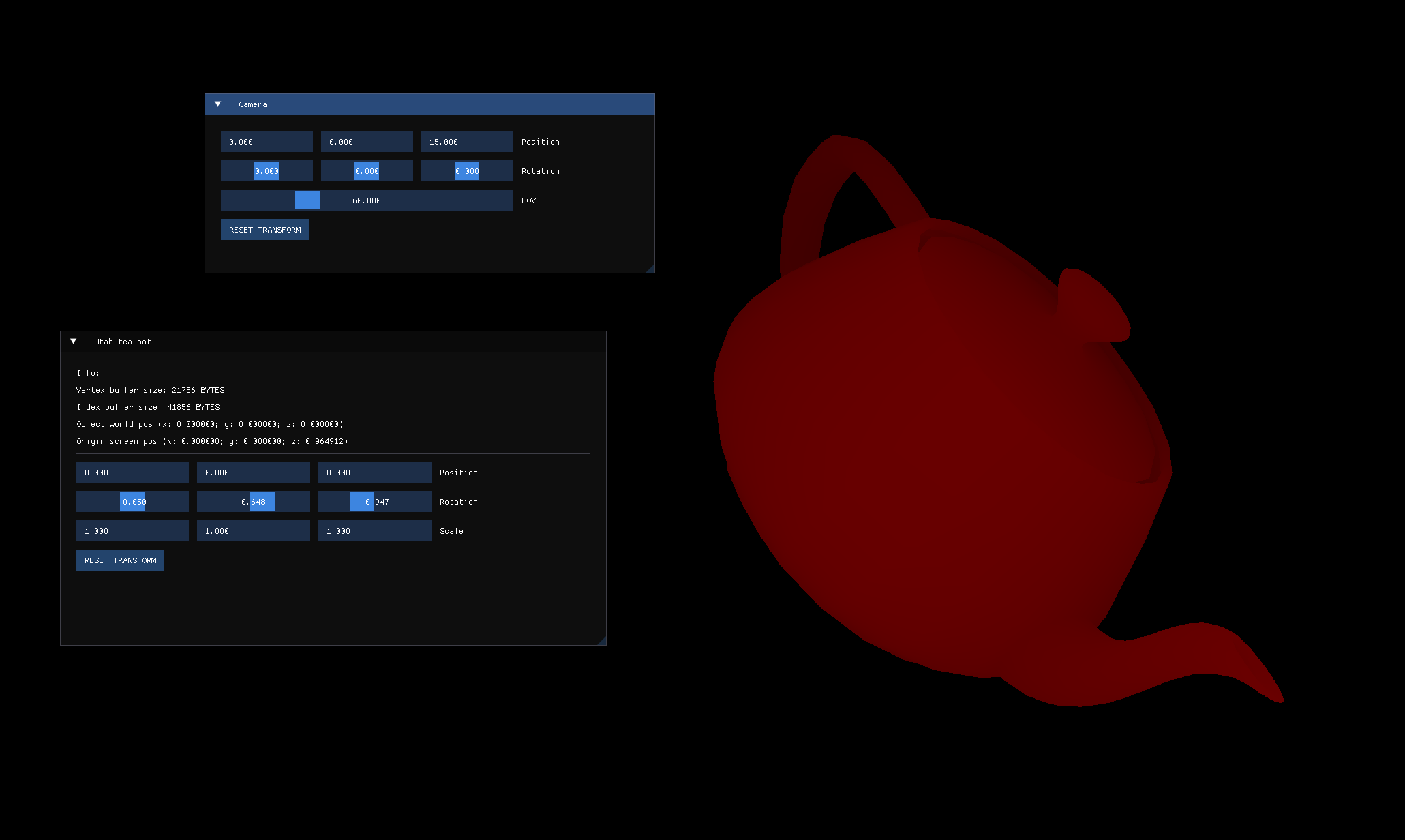 My first serious project C++ Graphics Engine